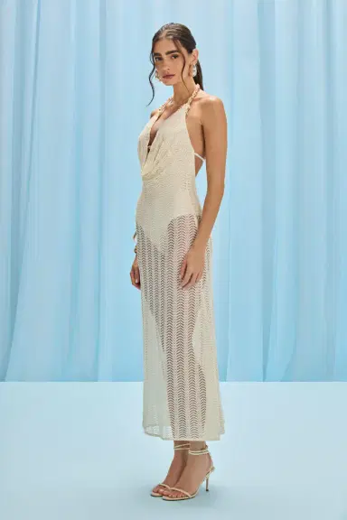 PatBo WAVE MESH BEACH DRESS | Thumbnail 3