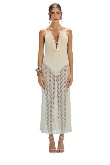 PatBo WAVE MESH BEACH DRESS | Thumbnail 1
