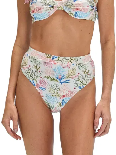 PatBo Women's Seaweed High Waist Bikini Bottom | Thumbnail 2 PatBo Women's Seaweed High Waist Bikini Bottom | Thumbnail 2