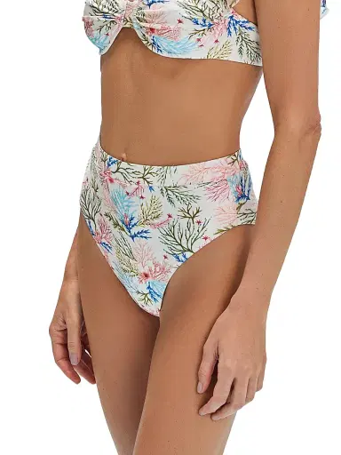 PatBo Women's Seaweed High Waist Bikini Bottom | Thumbnail 3 PatBo Women's Seaweed High Waist Bikini Bottom | Thumbnail 3