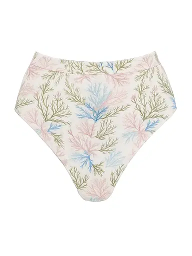 PatBo Women's Seaweed High Waist Bikini Bottom | Thumbnail 1 PatBo Women's Seaweed High Waist Bikini Bottom | Thumbnail 1