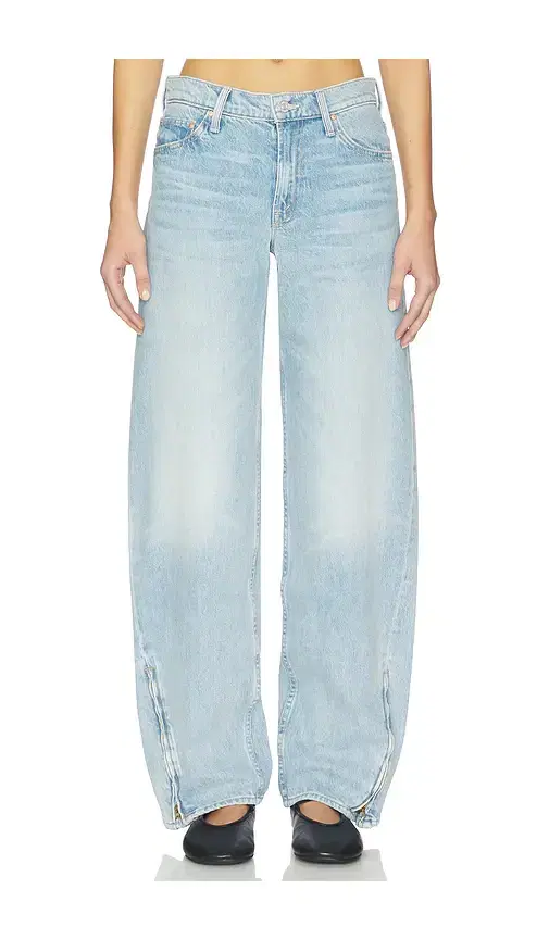 MOTHER The Turn Key Spinner Sneak Jeans