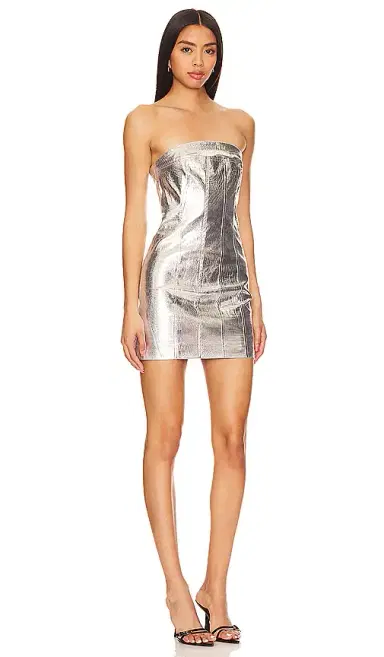 Lovers and Friends Mercury Faux Leather Mini Dress | Thumbnail 2