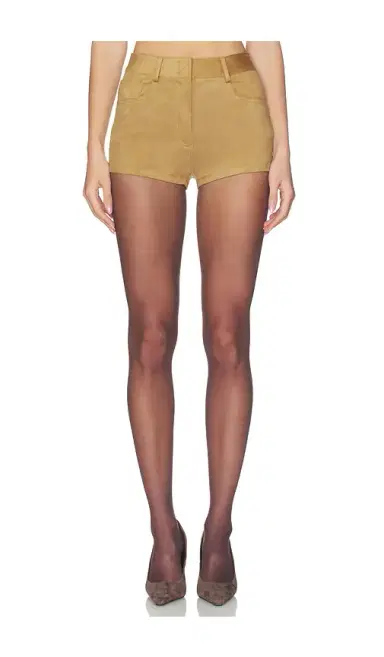 Norma Kamali High Waist Jean Short | Thumbnail 1 Norma Kamali High Waist Jean Short | Thumbnail 1
