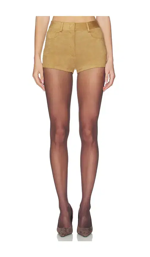 High Waist Jean Short