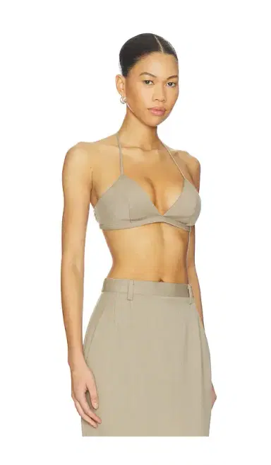 Mimchik Faux Fur Trimmed Rosie Bra | Thumbnail 2