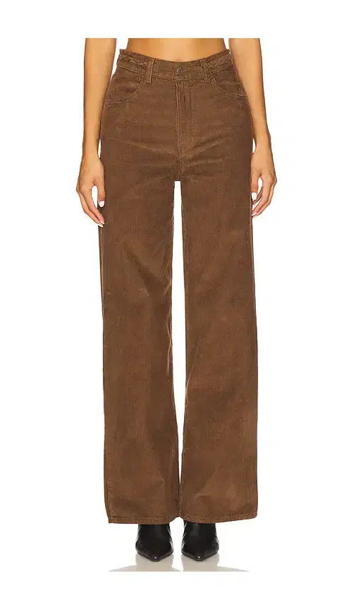 Ribcage Wide Leg Braided Jeans