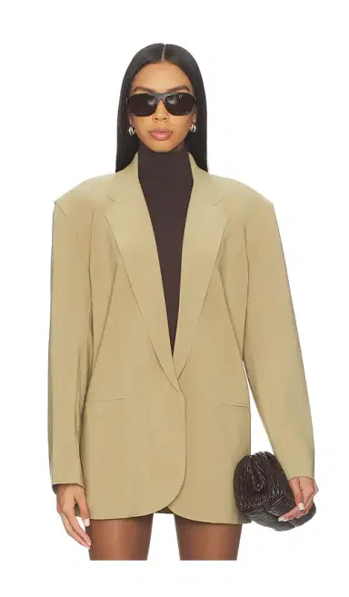 Norma Kamali Oversized Single Breasted Jacket | Thumbnail 1 Norma Kamali Oversized Single Breasted Jacket | Thumbnail 1