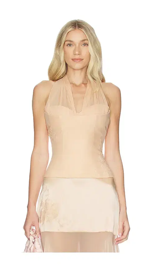 Matte Silk Chiffon Daydream Top