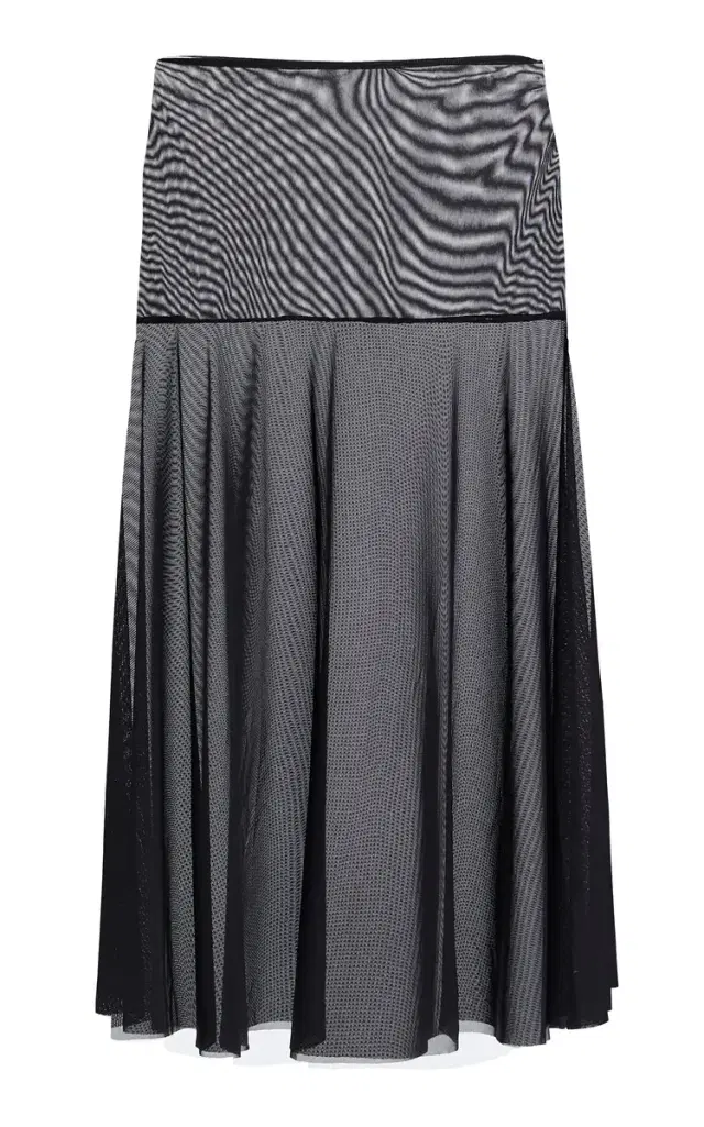 Anya Mesh Midi Skirt