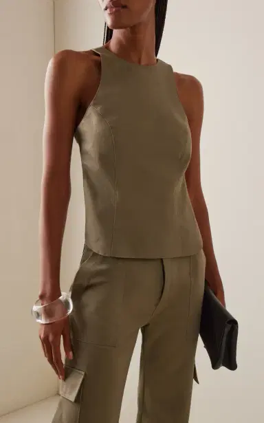 ALFIE The Backless Cotton-Twill Top | Thumbnail 2 ALFIE The Backless Cotton-Twill Top | Thumbnail 2