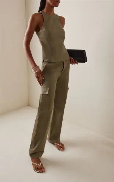 ALFIE The Backless Cotton-Twill Top | Thumbnail 3 ALFIE The Backless Cotton-Twill Top | Thumbnail 3