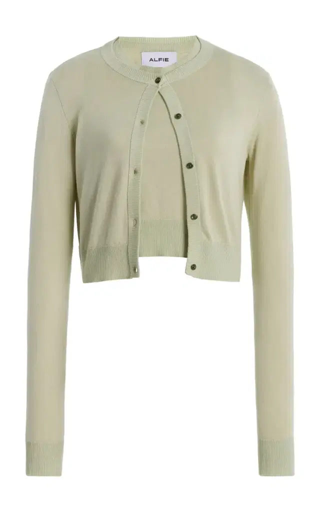 Alfie Twinset Cotton Cardigan Top