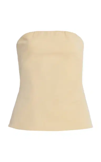 ALFIE The Bustier Stretch-Cotton Top | Thumbnail 1