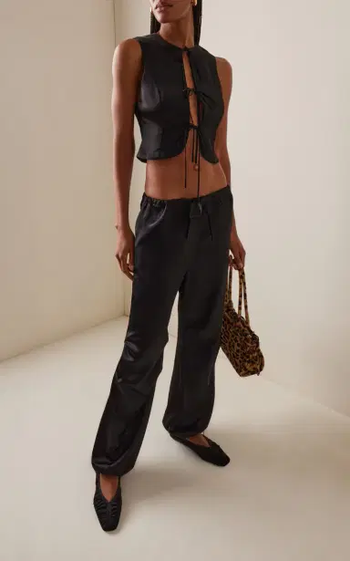 ALFIE Neda Bow-Detail Satin Top | Thumbnail 5 ALFIE Neda Bow-Detail Satin Top | Thumbnail 5