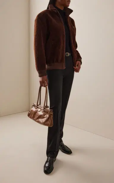 Prada Wool-Blend Fleece Jacket | Thumbnail 2 Prada Wool-Blend Fleece Jacket | Thumbnail 2
