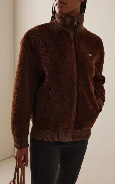 Prada Wool-Blend Fleece Jacket | Thumbnail 3 Prada Wool-Blend Fleece Jacket | Thumbnail 3