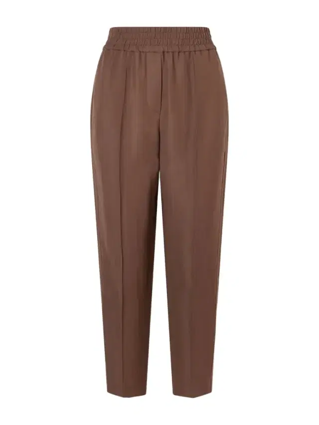 Cropped Woven Tapered Pants
