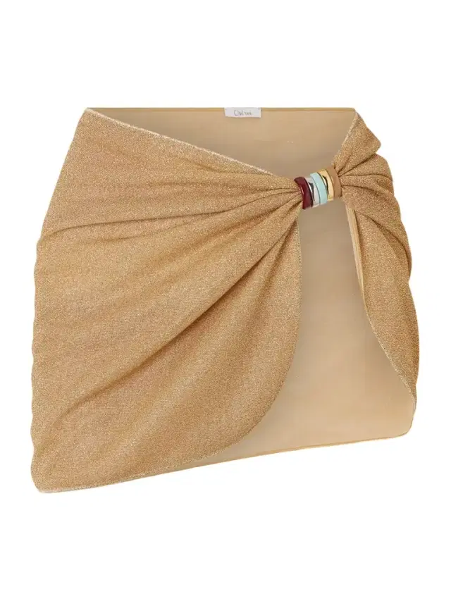 Lumière Embellished Lurex Pareo