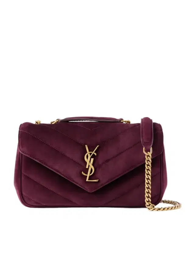 Loulou Matelassé Suede Shoulder Bag