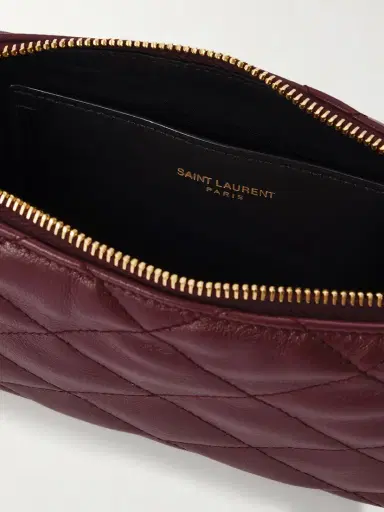 Saint Laurent Cassandre Bijou Quilted Textured-leather Pouch | Thumbnail 6 Saint Laurent Cassandre Bijou Quilted Textured-leather Pouch | Thumbnail 6