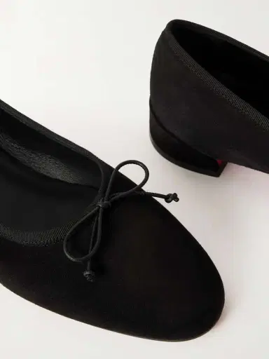 Christian Louboutin Sweetie Jane Suede Ballet Flats | Thumbnail 5