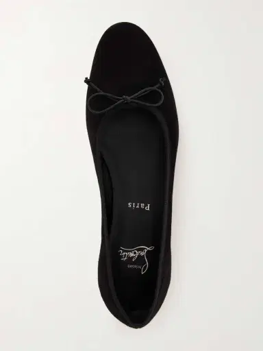 Christian Louboutin Sweetie Jane Suede Ballet Flats | Thumbnail 6
