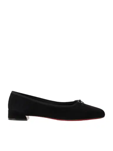 Christian Louboutin Sweetie Jane Suede Ballet Flats | Thumbnail 1