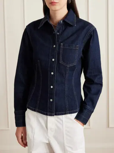 TWP Franny Denim Shirt | Thumbnail 3