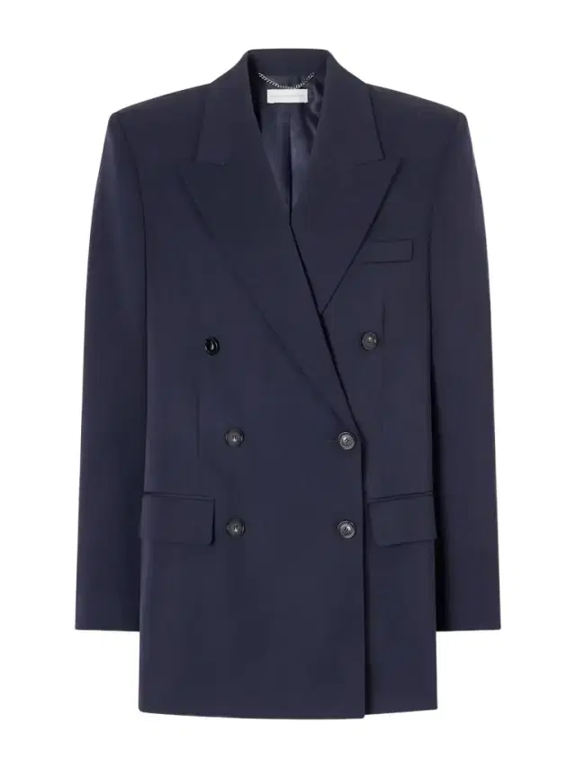 Double-breasted Wool-twill Blazer