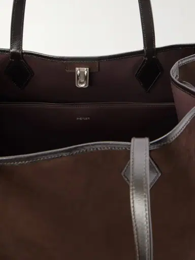 Métier Chameleon 41 Large Leather-trimmed Nubuck Tote | Thumbnail 6 Métier Chameleon 41 Large Leather-trimmed Nubuck Tote | Thumbnail 6