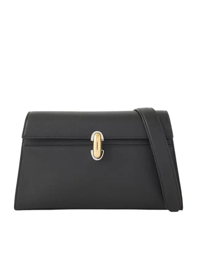 Savette Symmetry Textured-leather Shoulder Bag