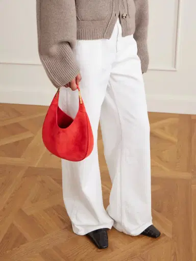 Savette Florence Small Suede Shoulder Bag | Thumbnail 2 Savette Florence Small Suede Shoulder Bag | Thumbnail 2
