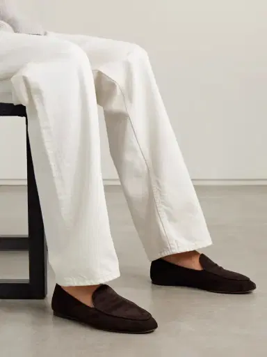 The Row Awar Suede Loafers | Thumbnail 2