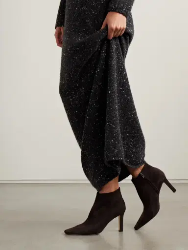 The Row Carla Suede Ankle Boots | Thumbnail 2 The Row Carla Suede Ankle Boots | Thumbnail 2