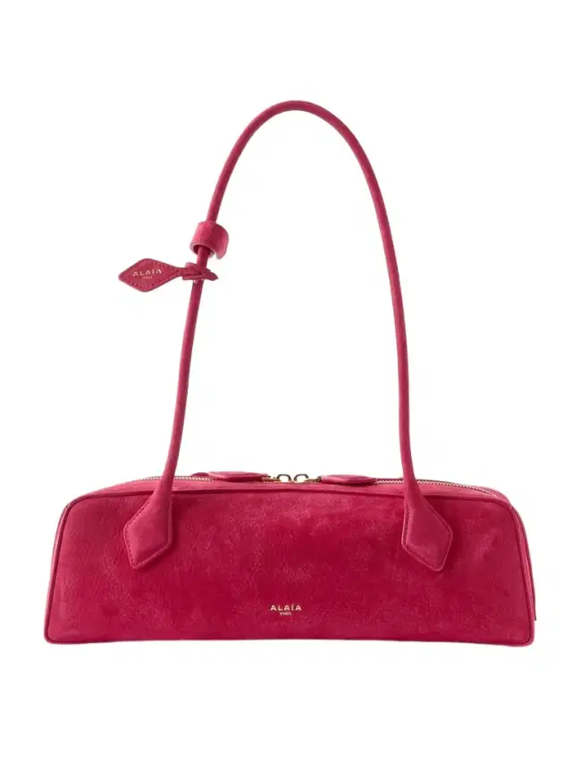 Alaïa Le Teckel Medium Nubuck Shoulder Bag