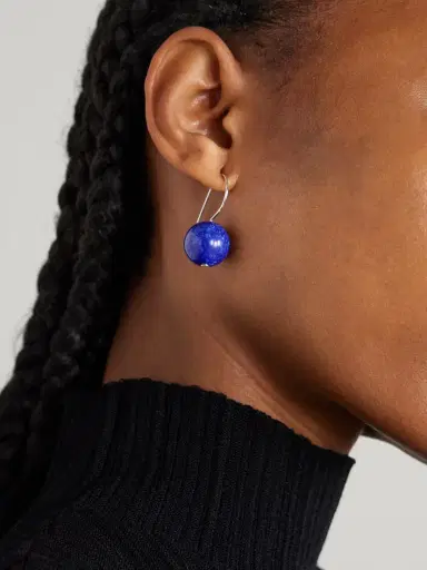 Sophie Buhai Venus Silver Lapis Lazuli Earrings | Thumbnail 2