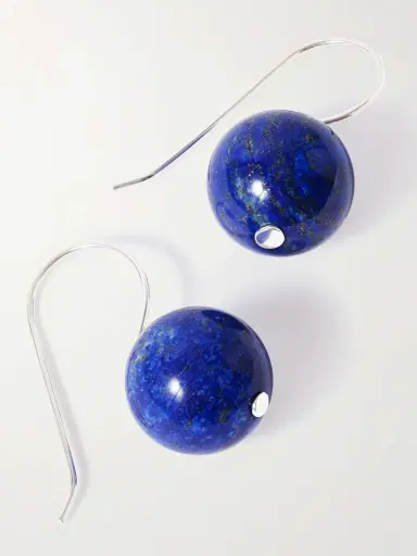 Sophie Buhai Venus Silver Lapis Lazuli Earrings | Thumbnail 3