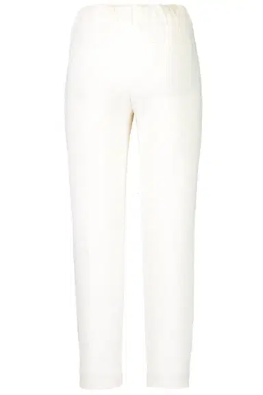Brunello Cucinelli Crop Pull On Pant - Pure White | Thumbnail 5