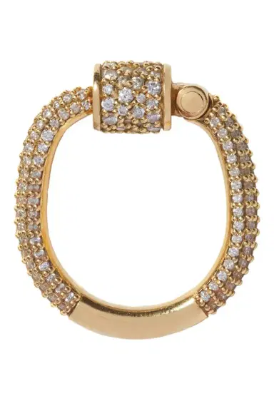 Marla Aaron Diamond The Allstone Trundle Lock Ring | Thumbnail 1 Marla Aaron Diamond The Allstone Trundle Lock Ring | Thumbnail 1