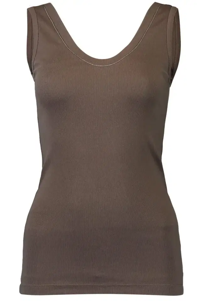 Monili Trim Tank - Dark Brown