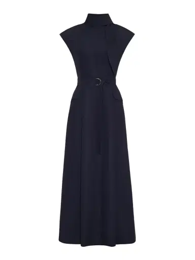 Adam Lippes Akane Scarf Midi Dress | Thumbnail 1 Adam Lippes Akane Scarf Midi Dress | Thumbnail 1