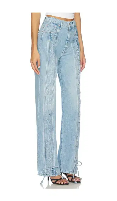 Mother The Tied Up Maven Sneak Jeans | Thumbnail 2 Mother The Tied Up Maven Sneak Jeans | Thumbnail 2