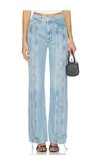 Mother The Tied Up Maven Sneak Jeans | Thumbnail 1 Mother The Tied Up Maven Sneak Jeans | Thumbnail 1