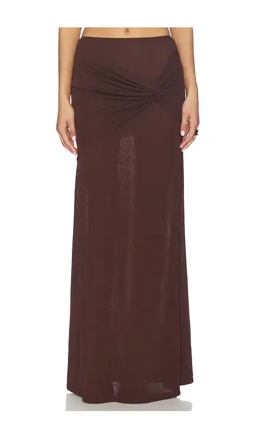 Kalea Twist Maxi Skirt