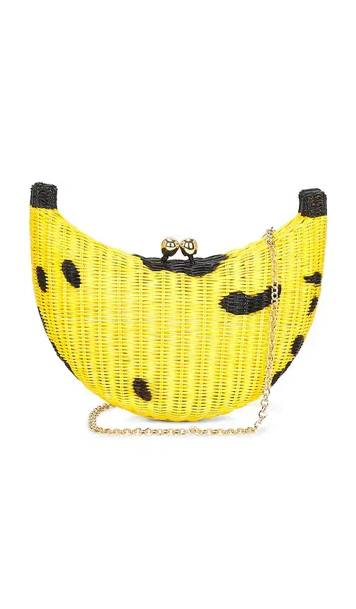 Serpui x REVOLVE X Revolve Tropical Banana Clutch