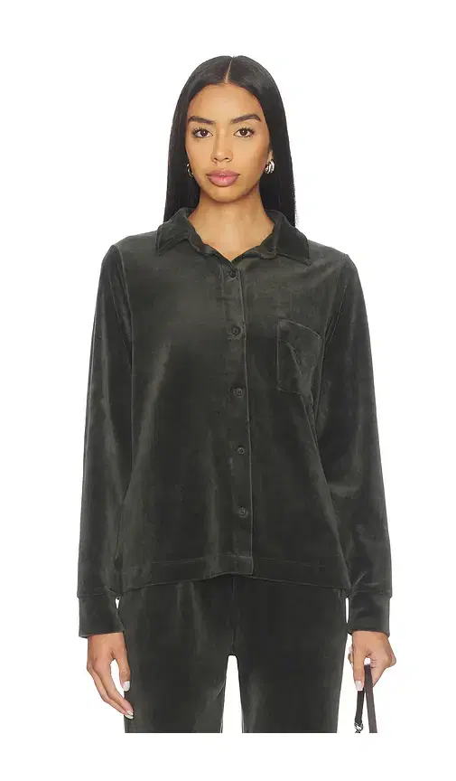 Long Sleeve Button Up Top
