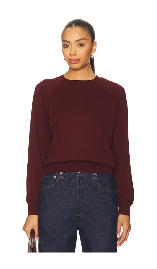 SPRWMN Long Sleeve Raglan Sweater