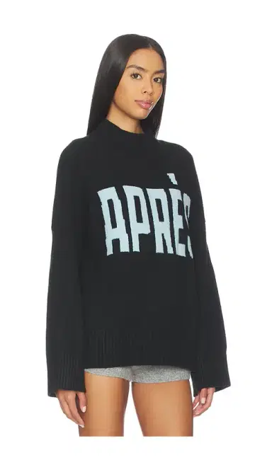 Sanctuary Apres Intarsia High Mock Logo Sweater | Thumbnail 2