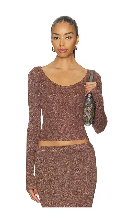 SNDYS Rumer Long Sleeve Knit Top